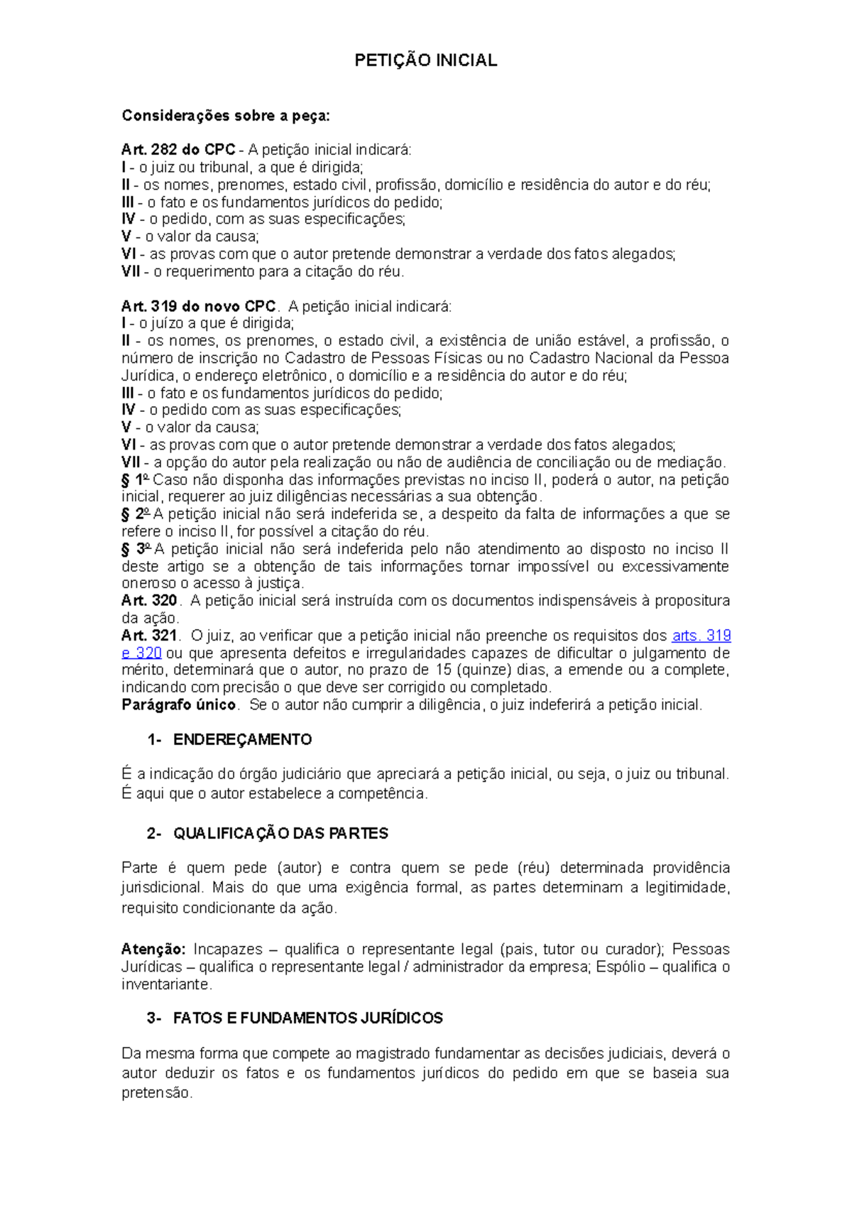 03-peti-o-inicial-novo-cpc-peti-o-inicial-considera-es-sobre-a