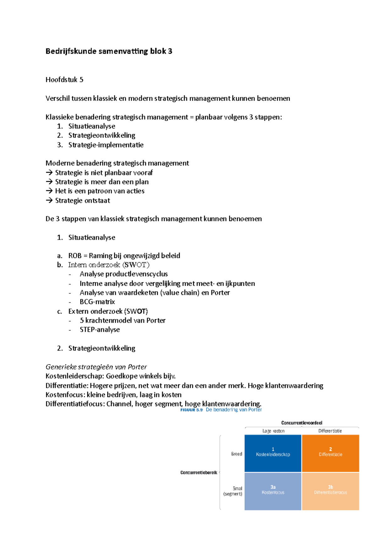 Bedrijfskunde Samenvatting Blok 3. Tentamensof Docx - Bedrijfskunde ...