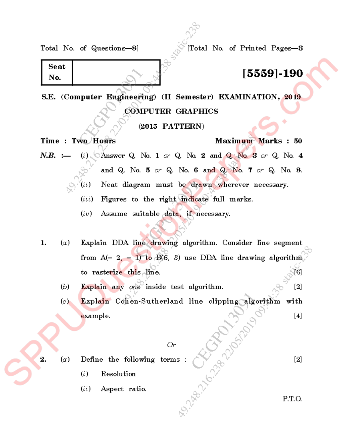 Be computer-engineering semester-4 2019 may computer-graphics-cg ...