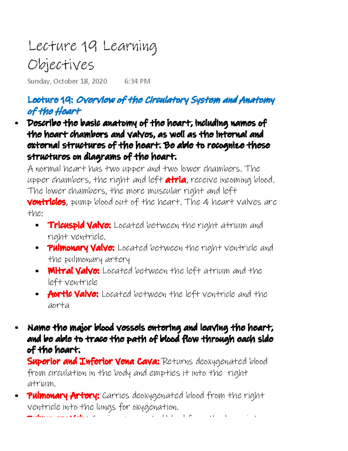 Lecture 19 Learning Objectives - PSL 431 - MSU - Studocu