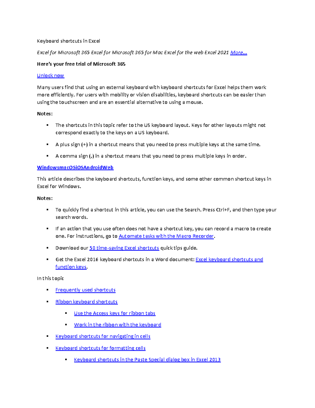 keyboard-shortcuts-in-excel-keyboard-shortcuts-in-excel-excel-for