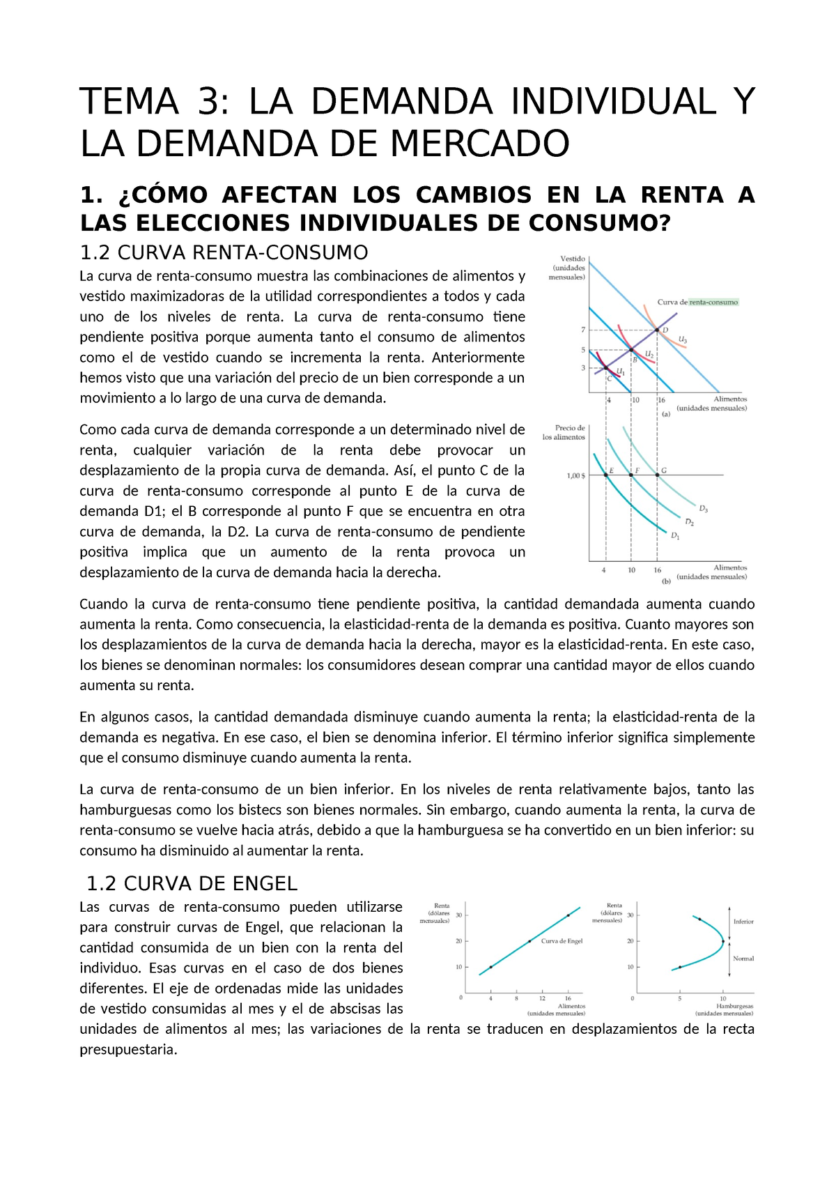 Tema 3 La Demanda Individual Y La Demanda De Mercado Tema 3 La Demanda Individual Y La 6691