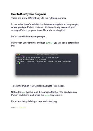 Python class notes - lecture - Operators in Python Python operators are ...