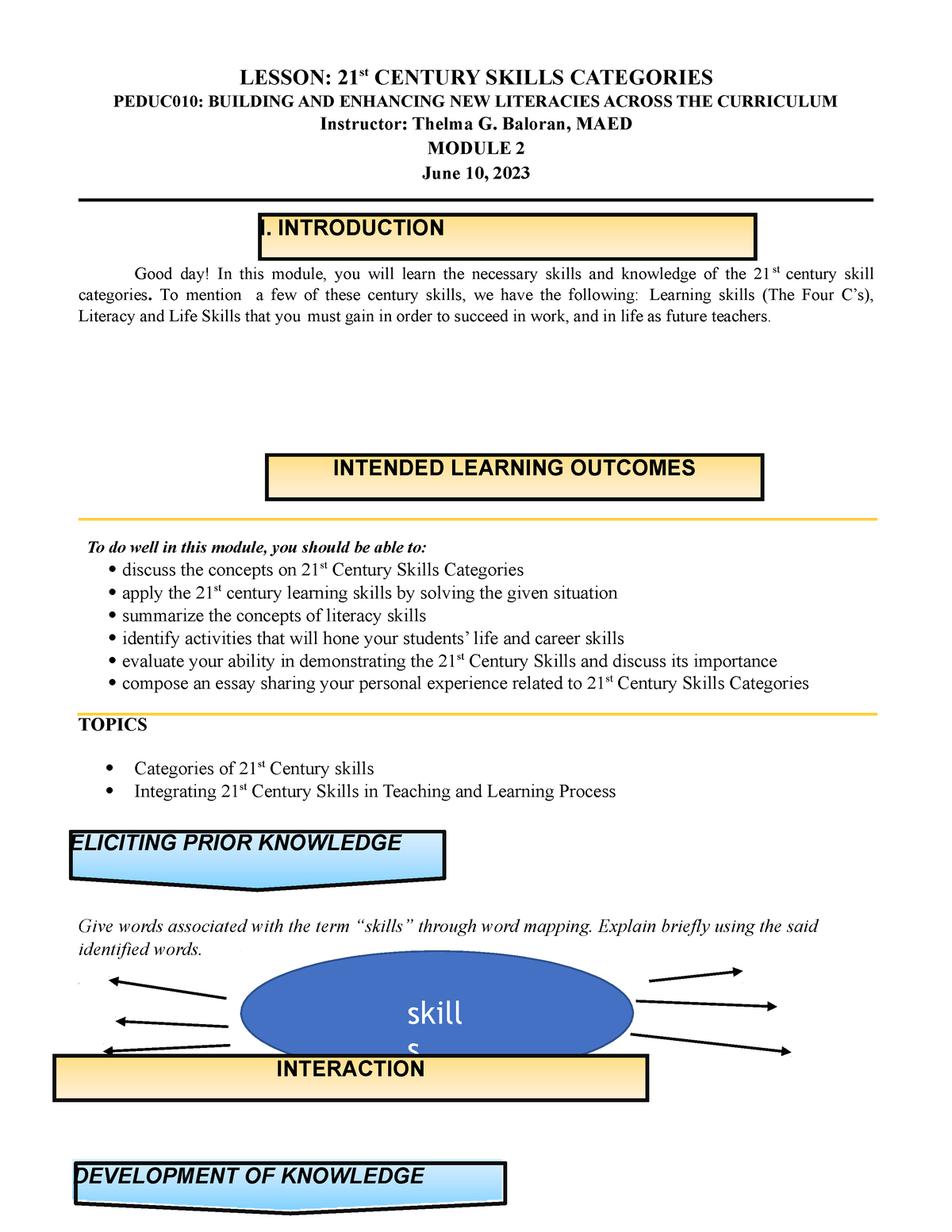 Module 2 Activities - Helpful Studies - BS Education - Studocu