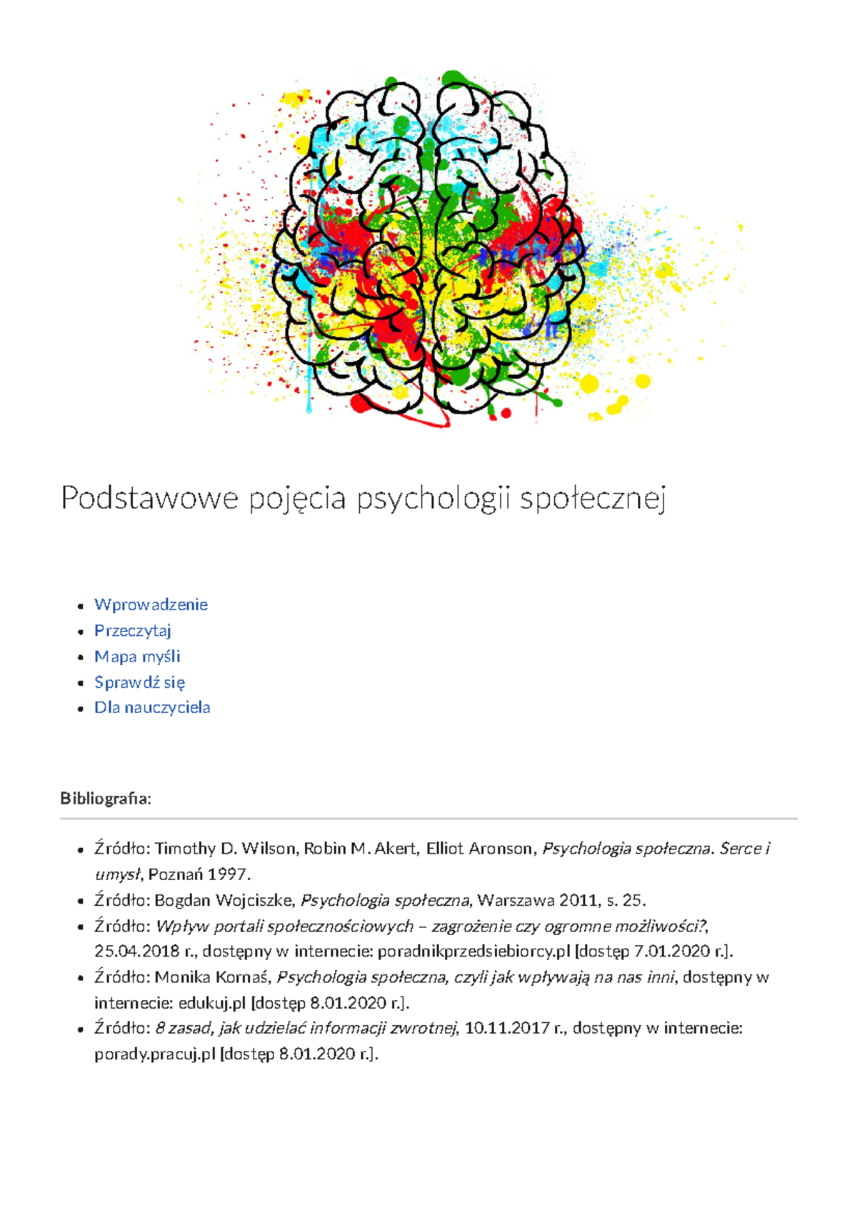 Podstawowe Pojecia Psychologii S - Podstawowe Pojęcia Psychologii ...