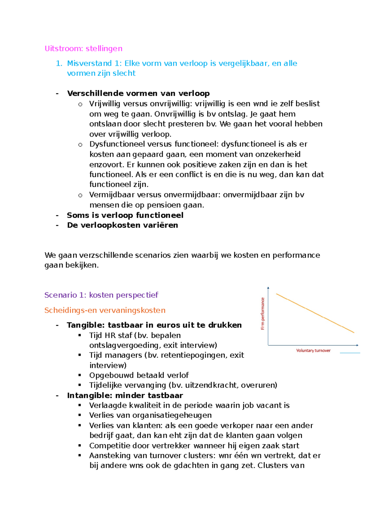 6. samenvatting uitstroom - Uitstroom: stellingen 1. Misverstand 1 ...
