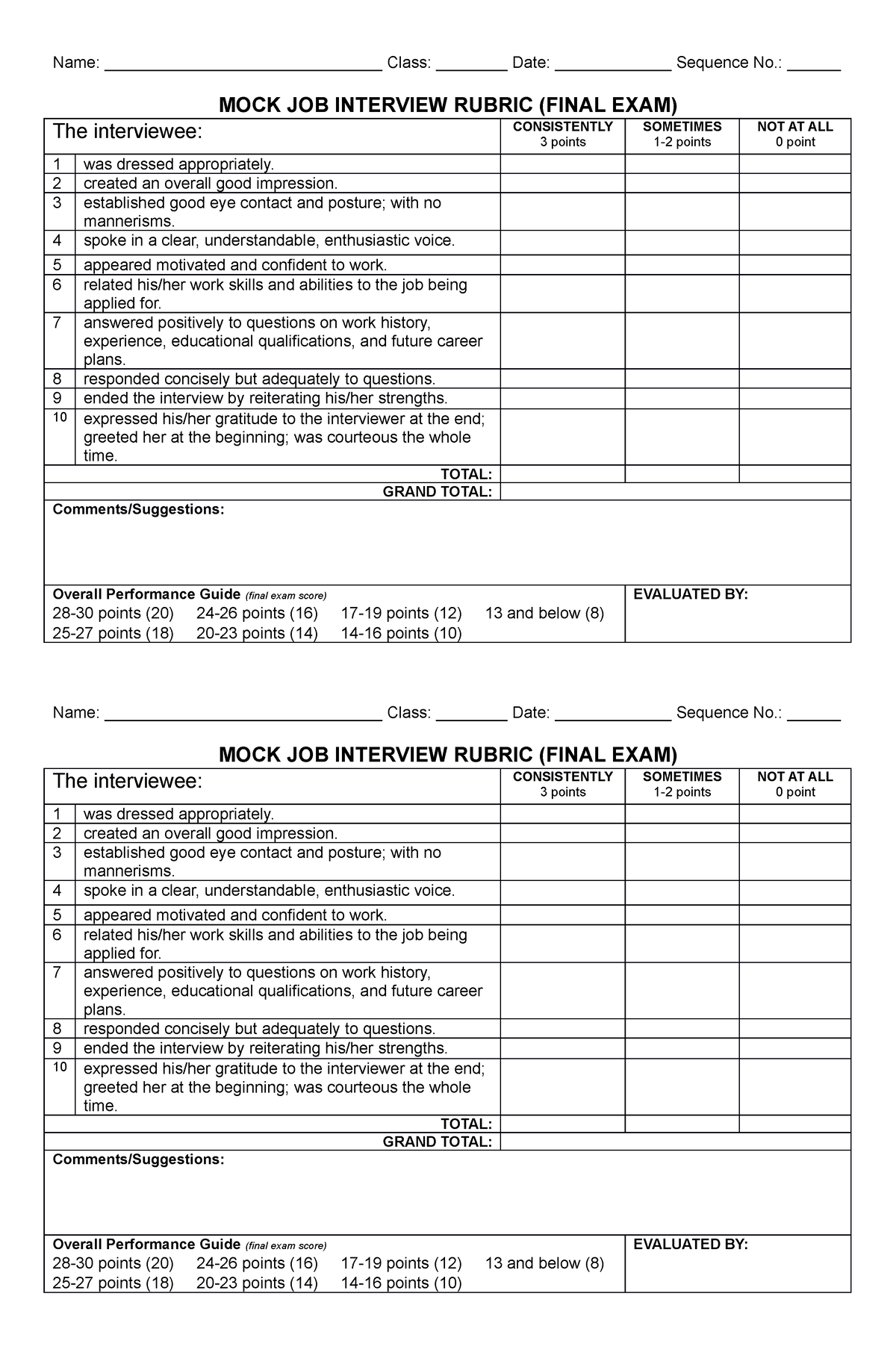 Mock Job Interview Rubrics Name   Thumb 1200 1835 