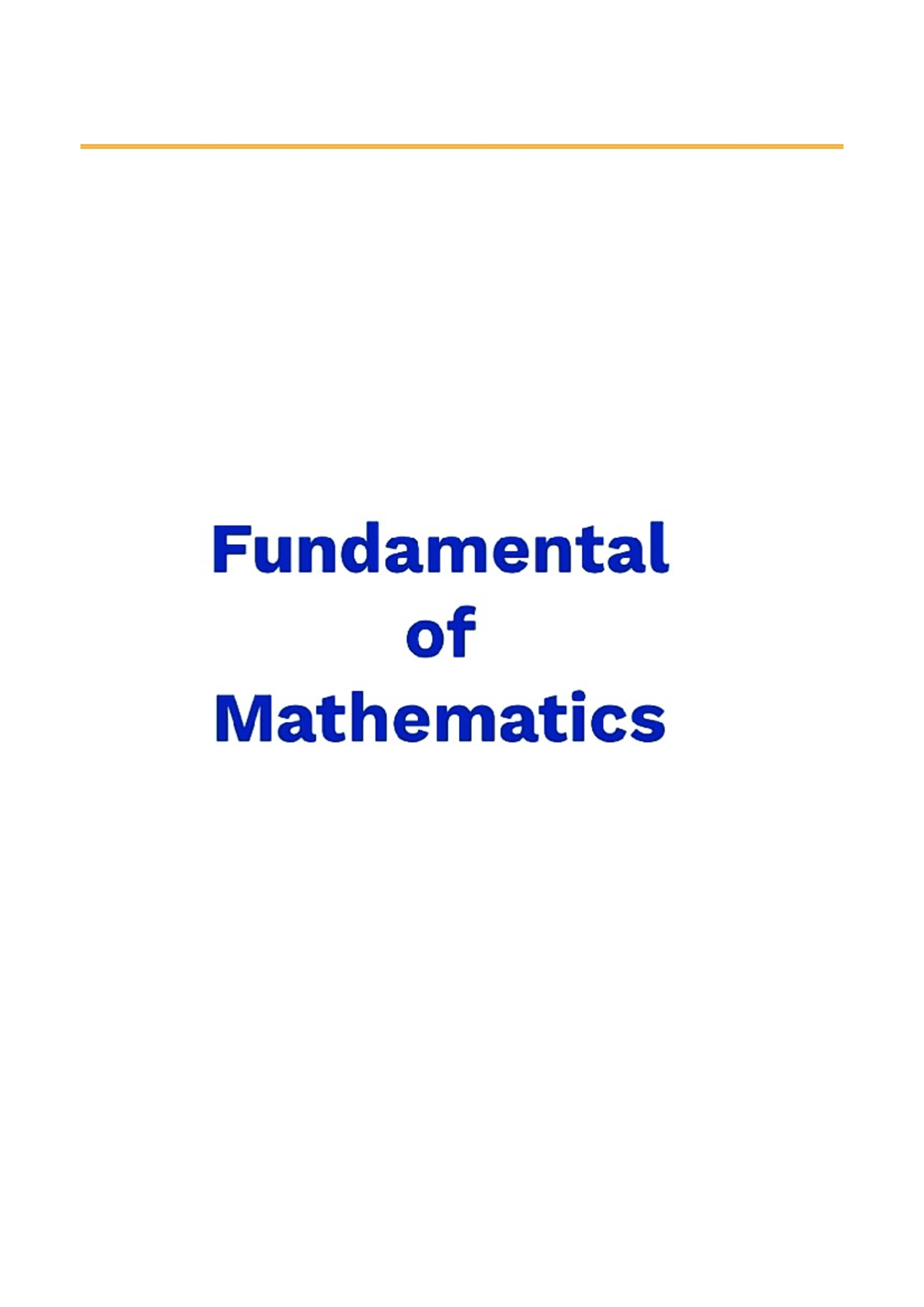 Inequalities And Modulus Function - Fundamental of Mathematics ...