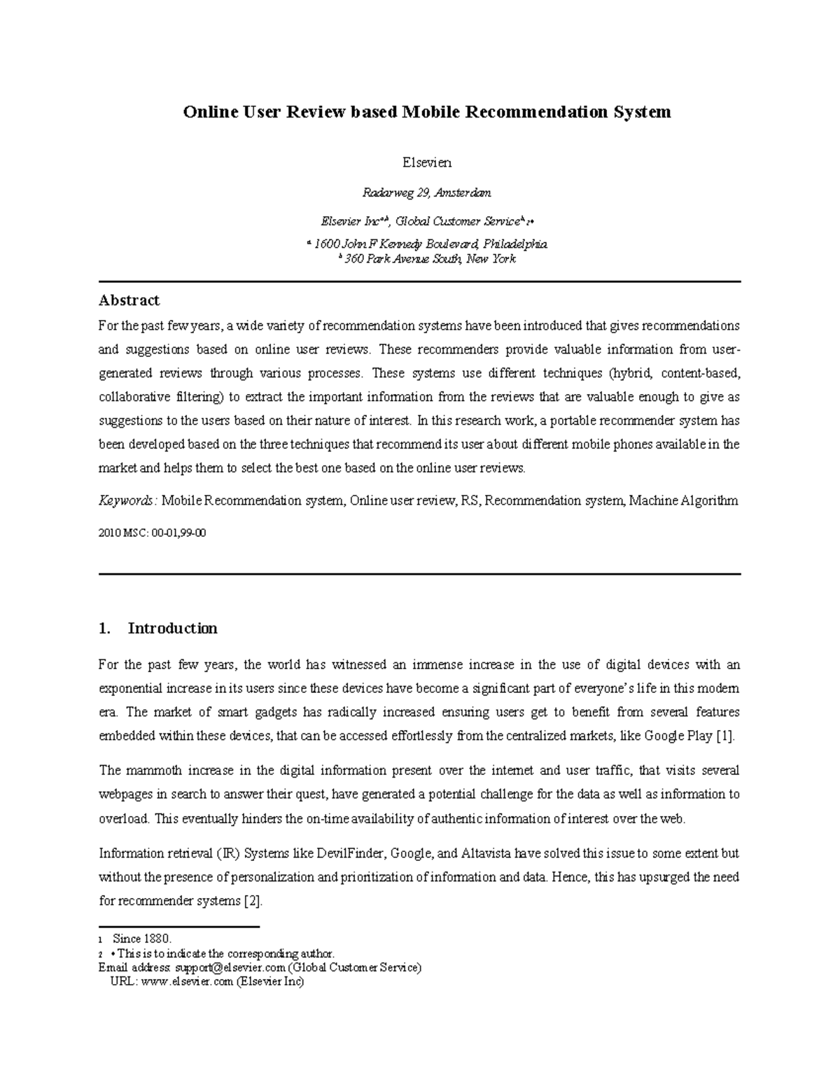 Mobile RS - Research Paper - Complete - Online User Review based Mobile ...