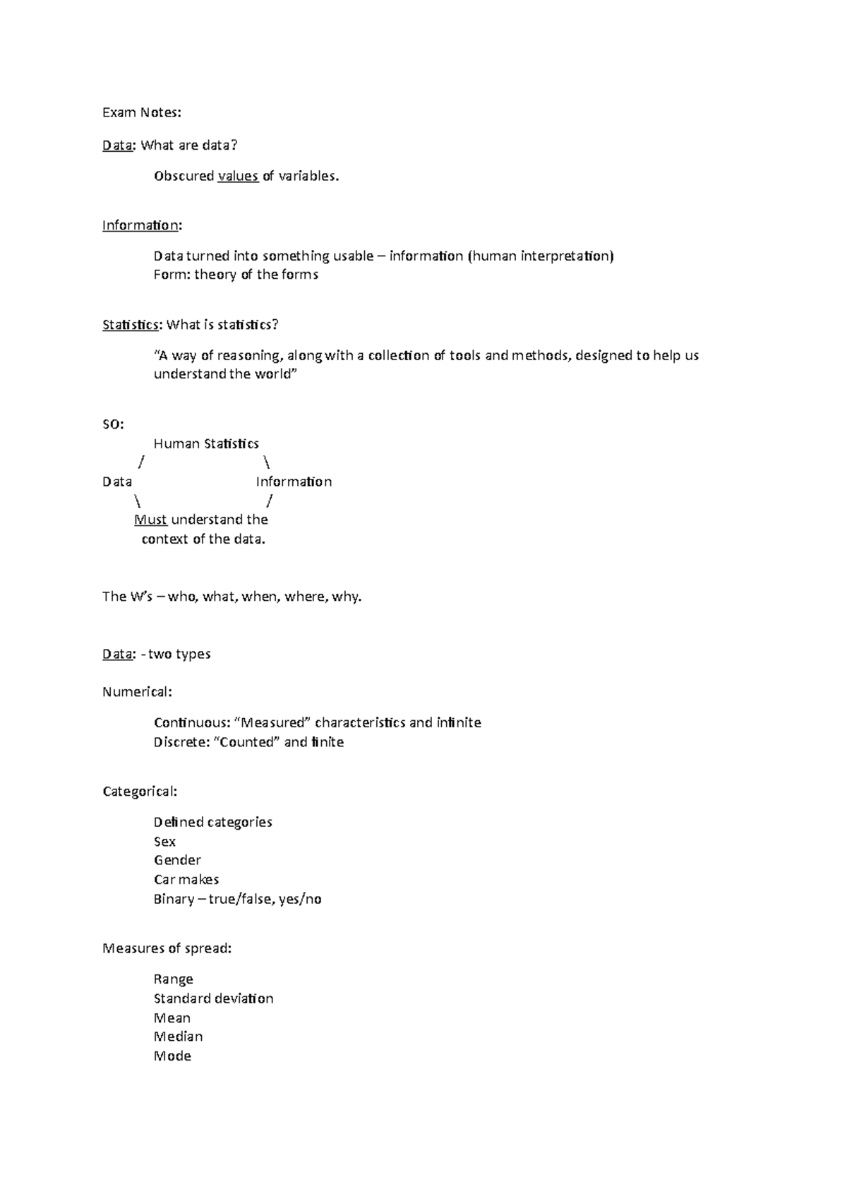 Sample/practice exam 8 November 2014, questions and answers - Exam ...