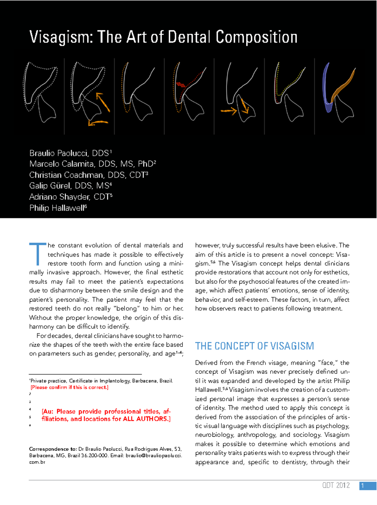 Visagismo 2 ………………….. T he constant evolution of dental materials