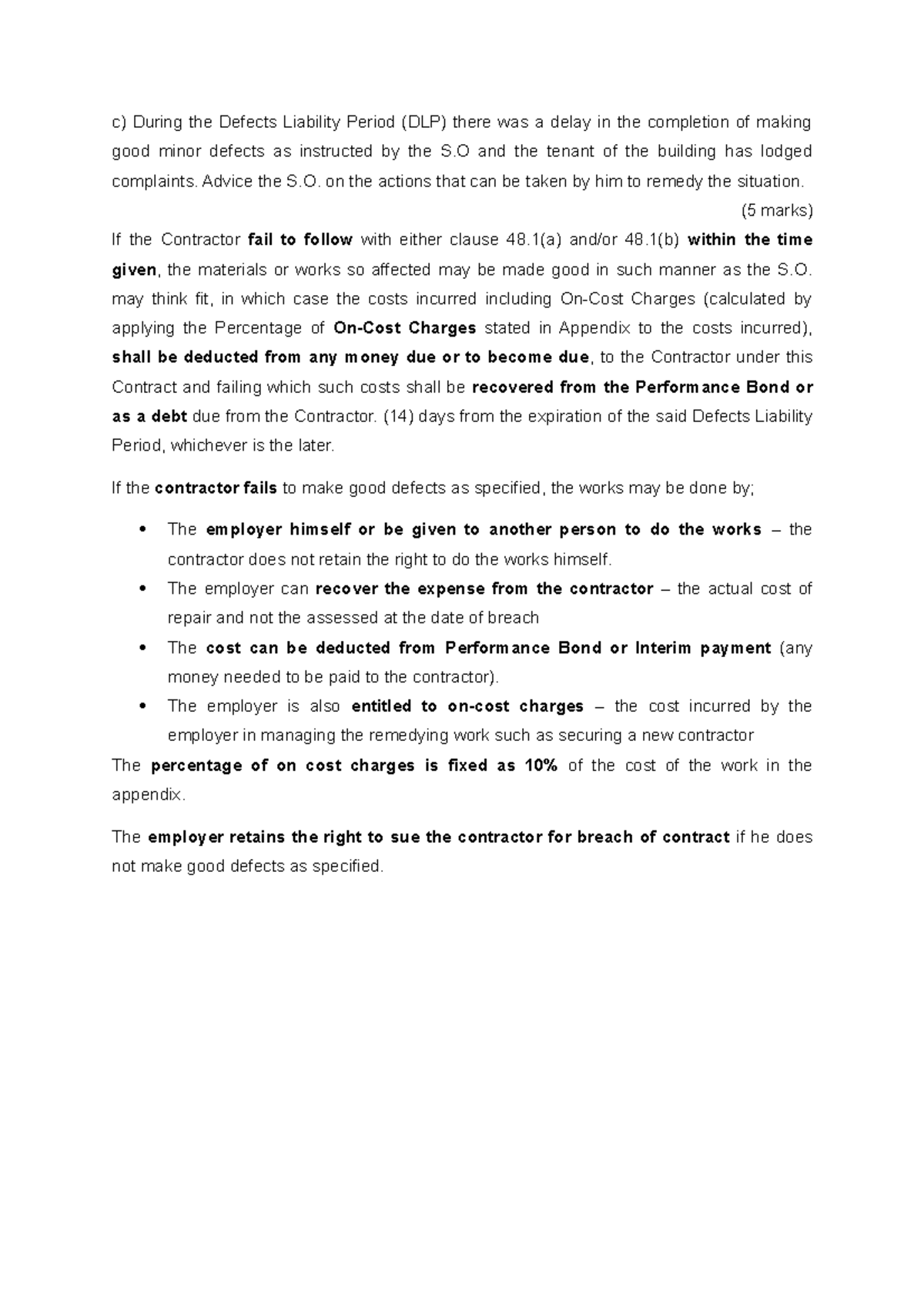 Tutorial PP - explanation regarding DLP period - c) During the Defects ...