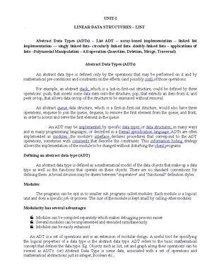 UNIT-5 DS - DATA STRUCTURE NOTES - UNIT V SORTING, SEARCHING AND HASH ...
