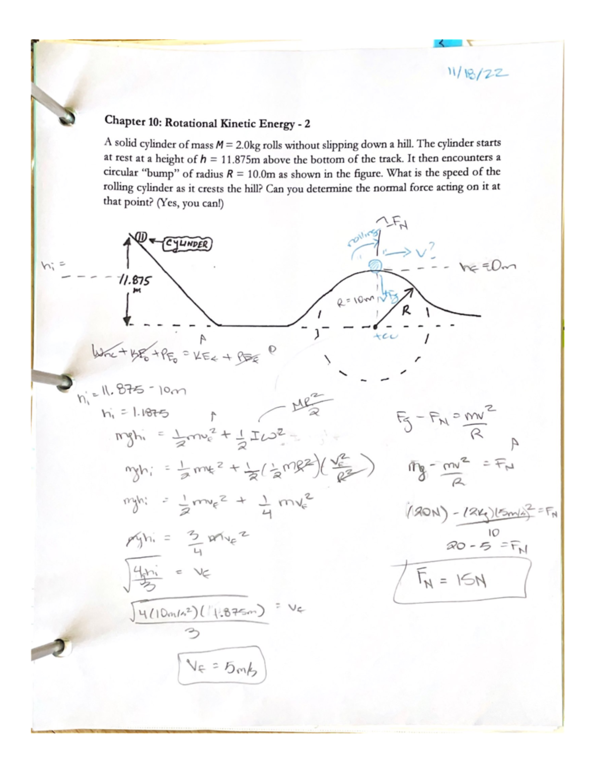 PHYS 1 Final Material Ch 10 (prt 2) - PHYS 1111 - Studocu