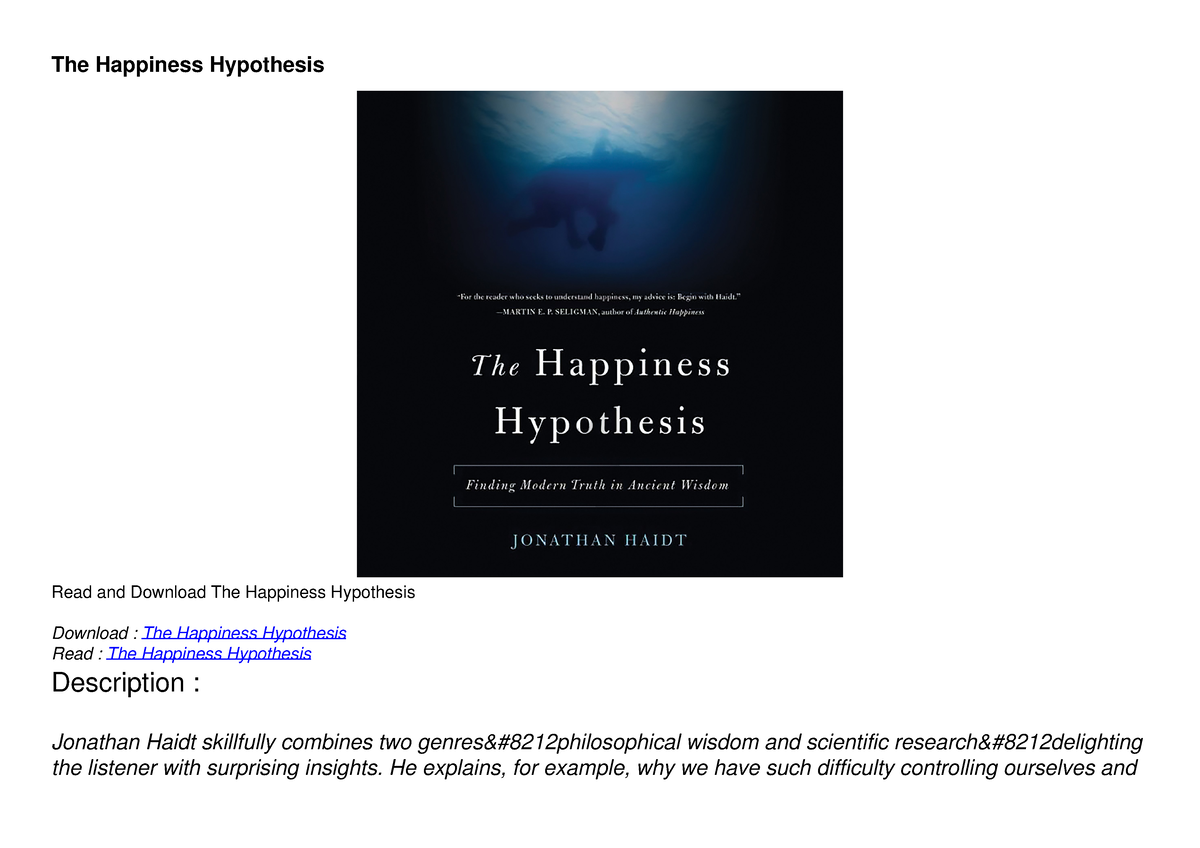 the happiness hypothesis doctype pdf