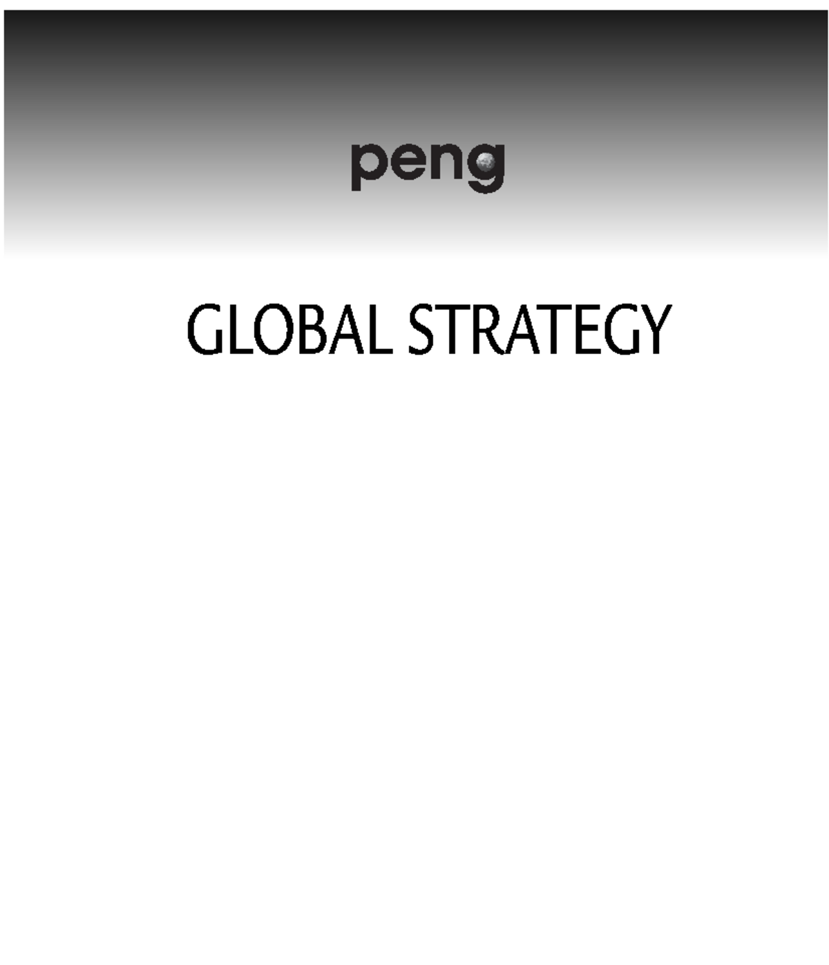 Global Strategy-Merged Selected Chapters - GLOBAL STRATEGY 2 Chapter 1 ...