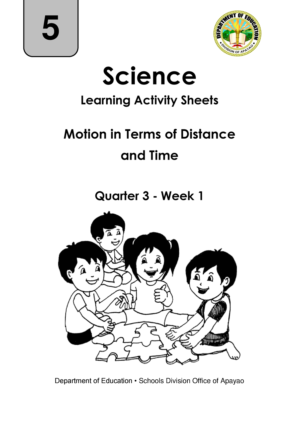 Passed 3136-13-21 Melcs Apayao Motion in Terms of Distance - 5 Science ...