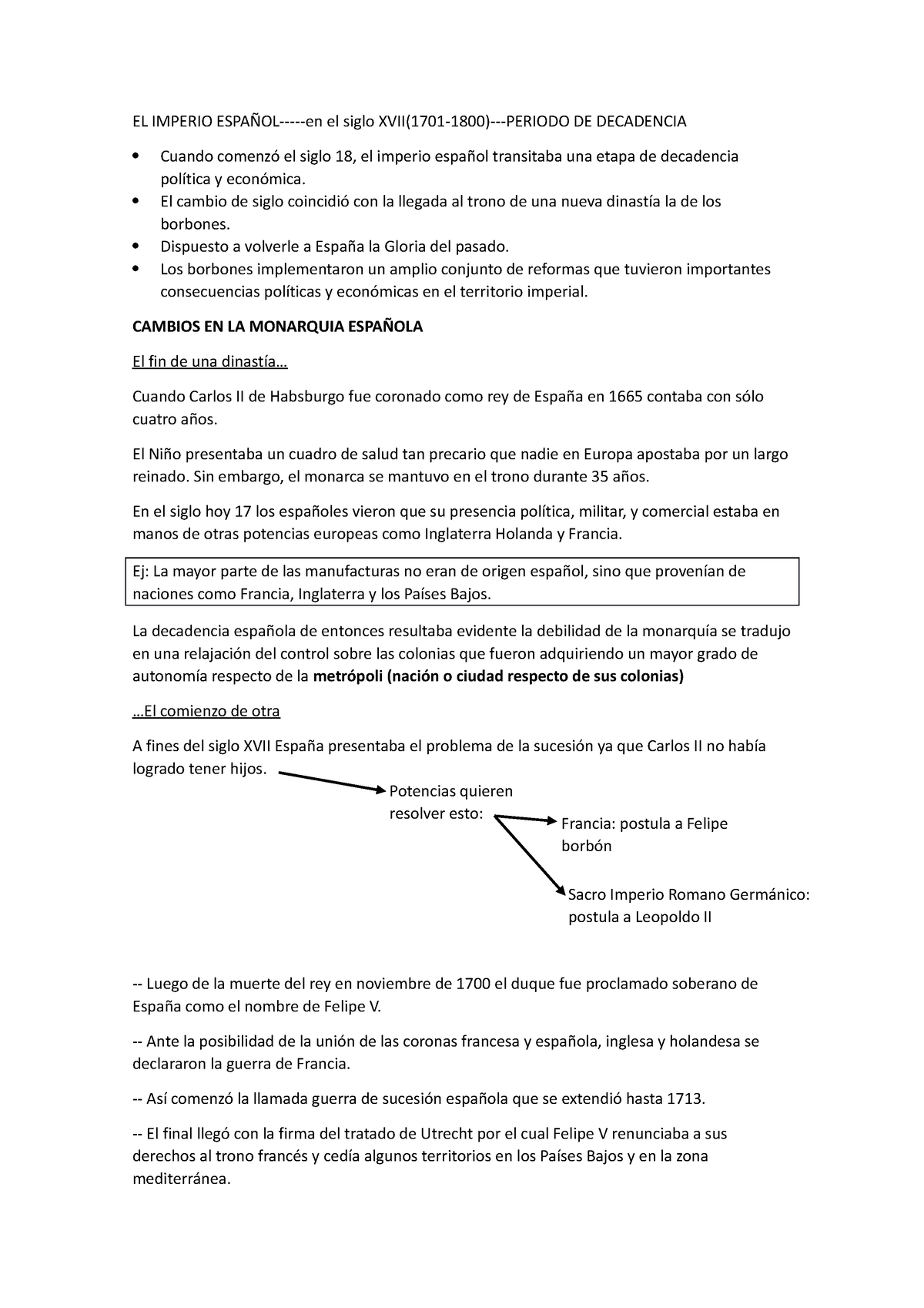 Reumend Imperio Español Examen El 6 De Junio - EL IMPERIO ESPAÑOL-en El ...