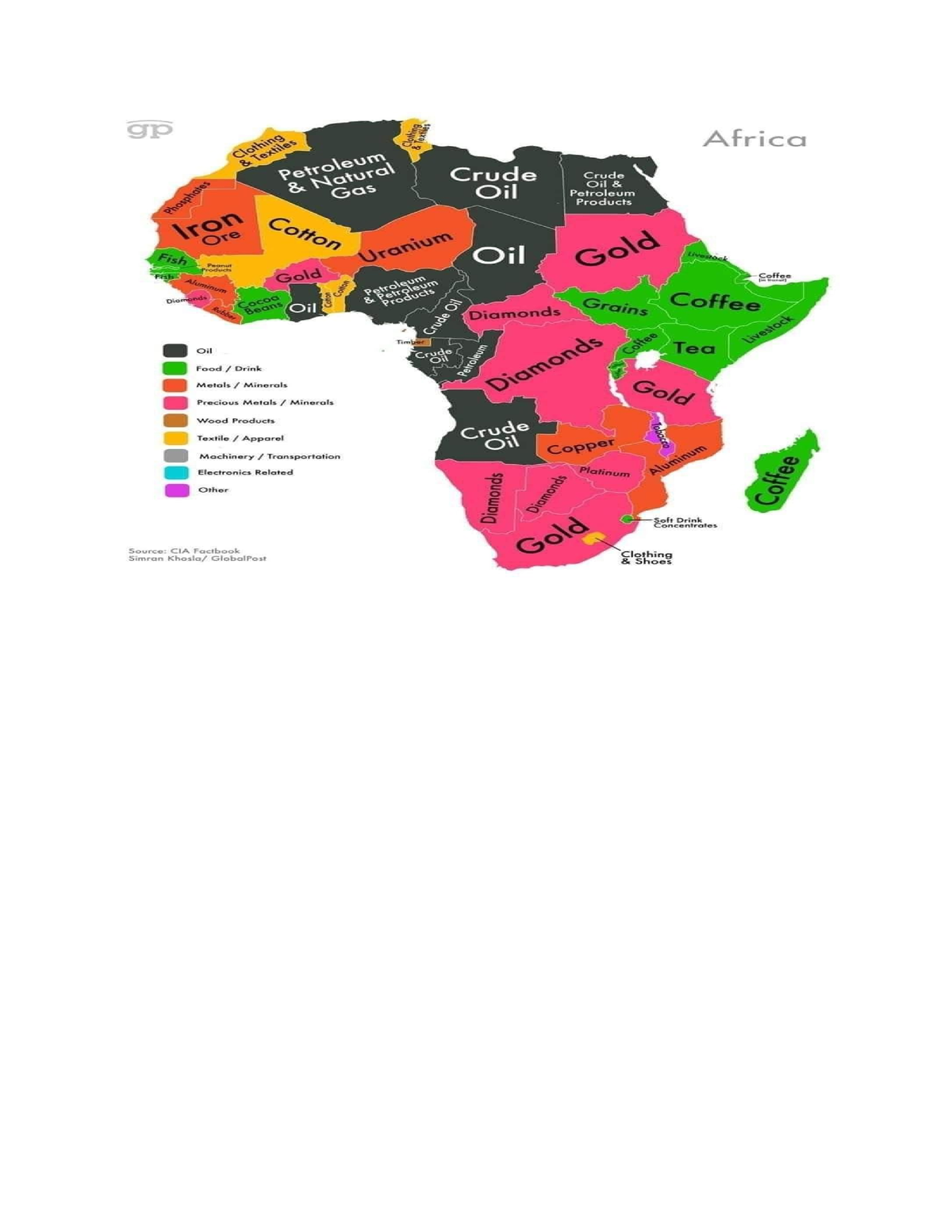 Deconstruction Of Africa Essay - Based On These Two Maps Of The True ...