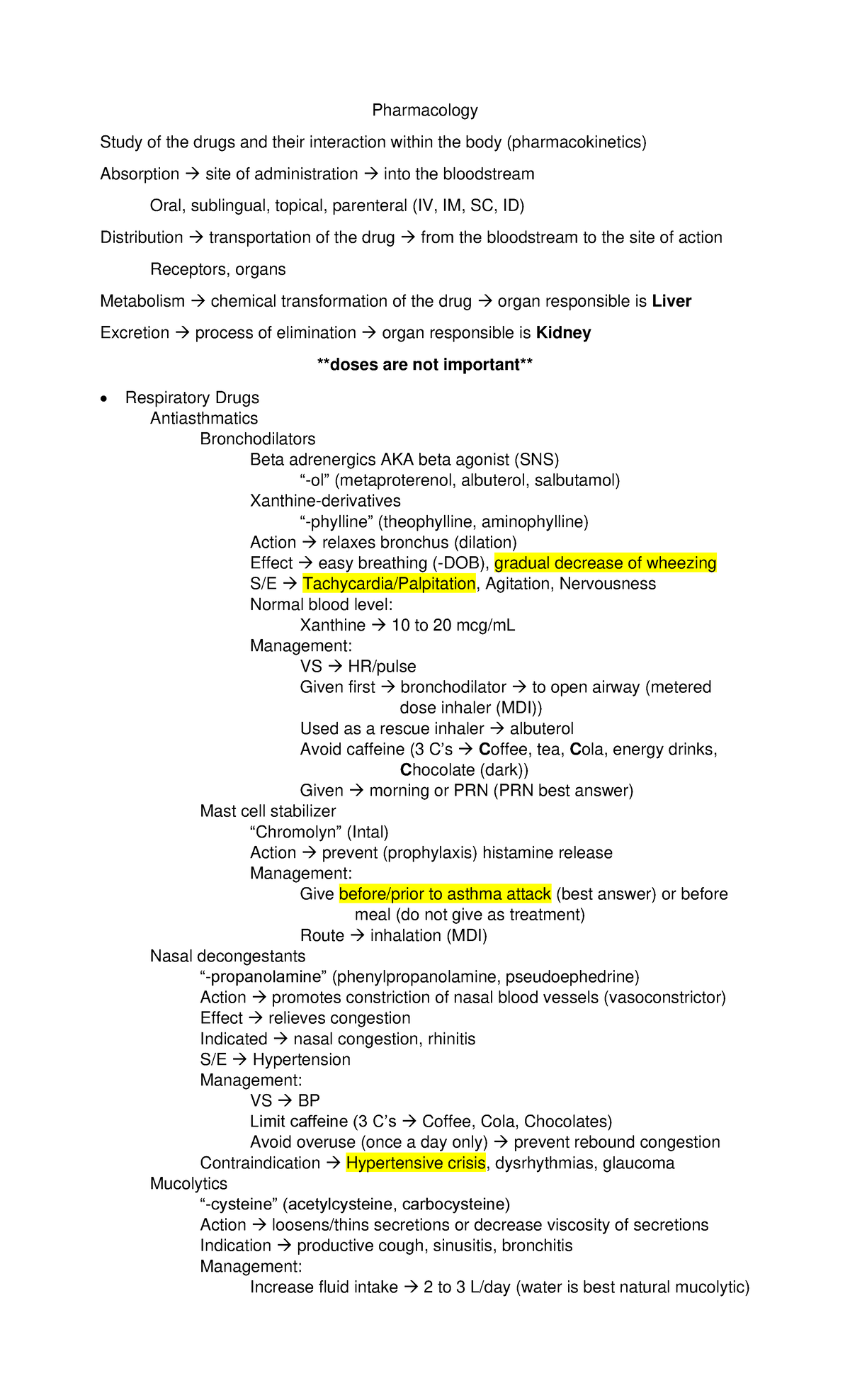 Pharmacology - Pharma notes - Pharmacology Study of the drugs and their ...
