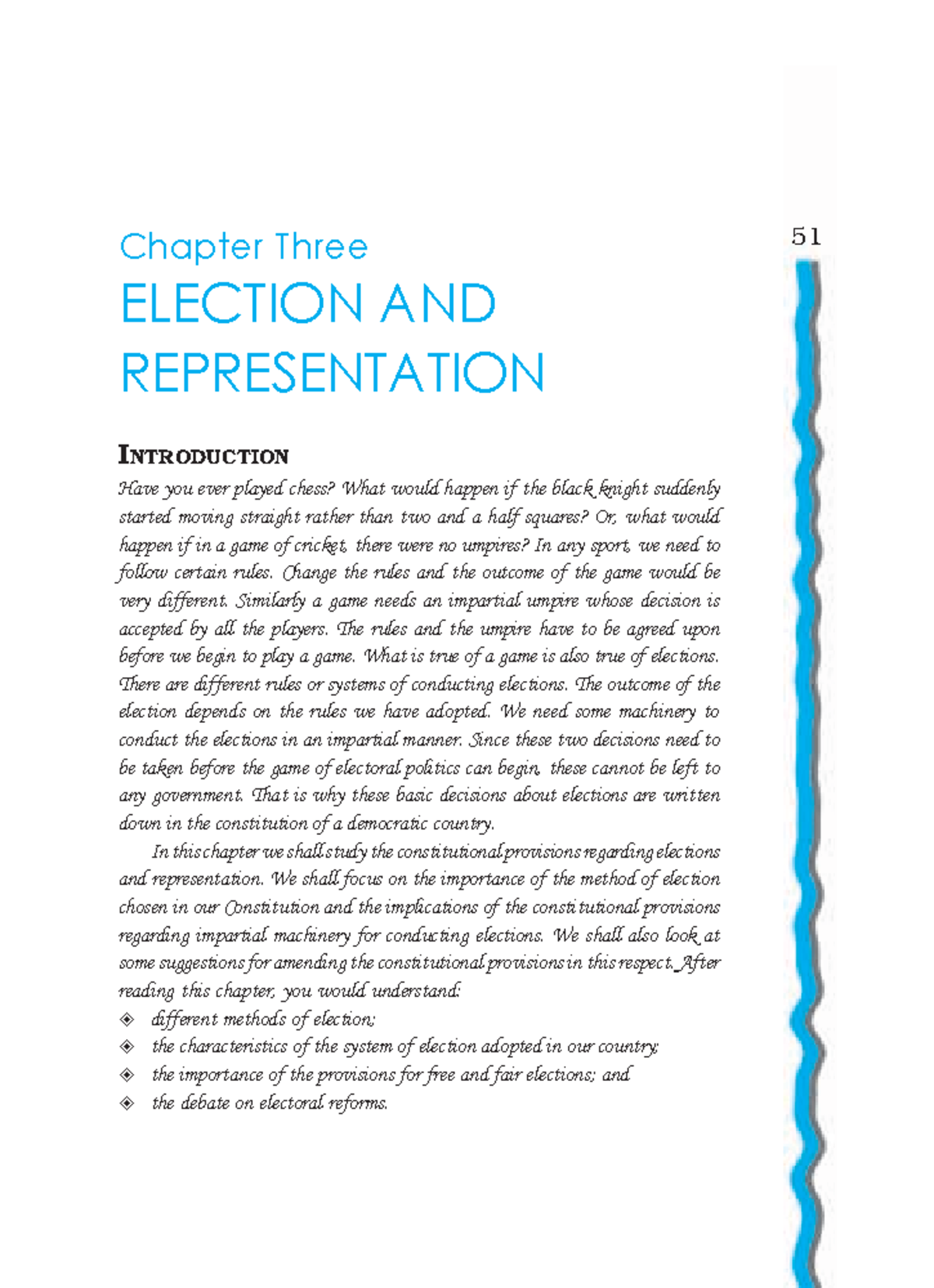 Chapter 3 Election And Representation - 51 Chapter 3: Election And ...