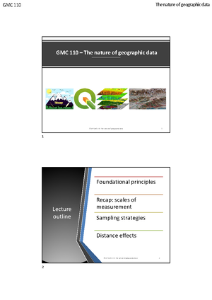 GMC 110 Assignment - GMC 110 Assignment Group 38 GeoWeb used to ...