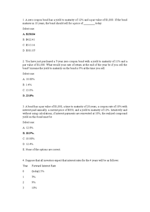 Sample Of Past Exam Questions With Answers - Please Note: These Mcqs 