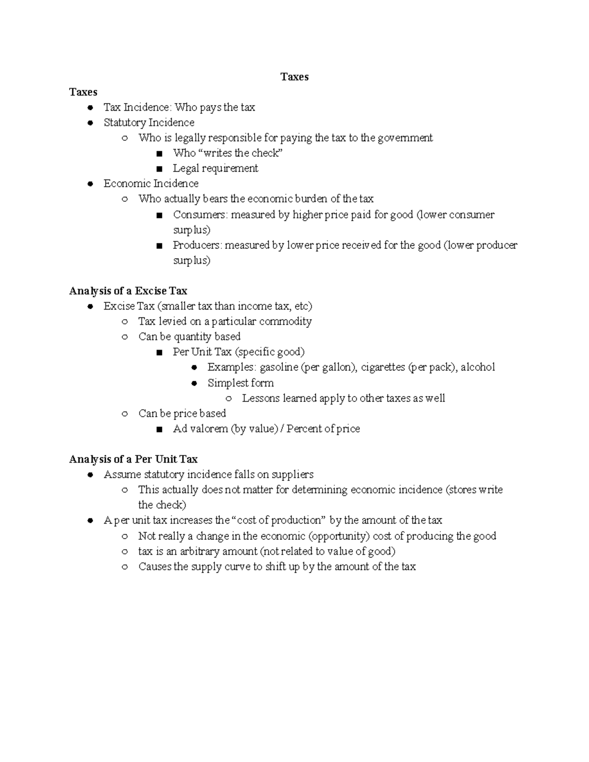 econ-taxes-lecture-notes-8-taxes-taxes-tax-incidence-who-pays-the