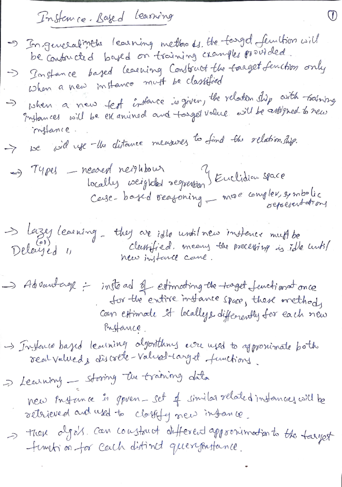 Unit3 notes - machine learning unit 3 - Machine Learning 15CS 1 Deepak ...
