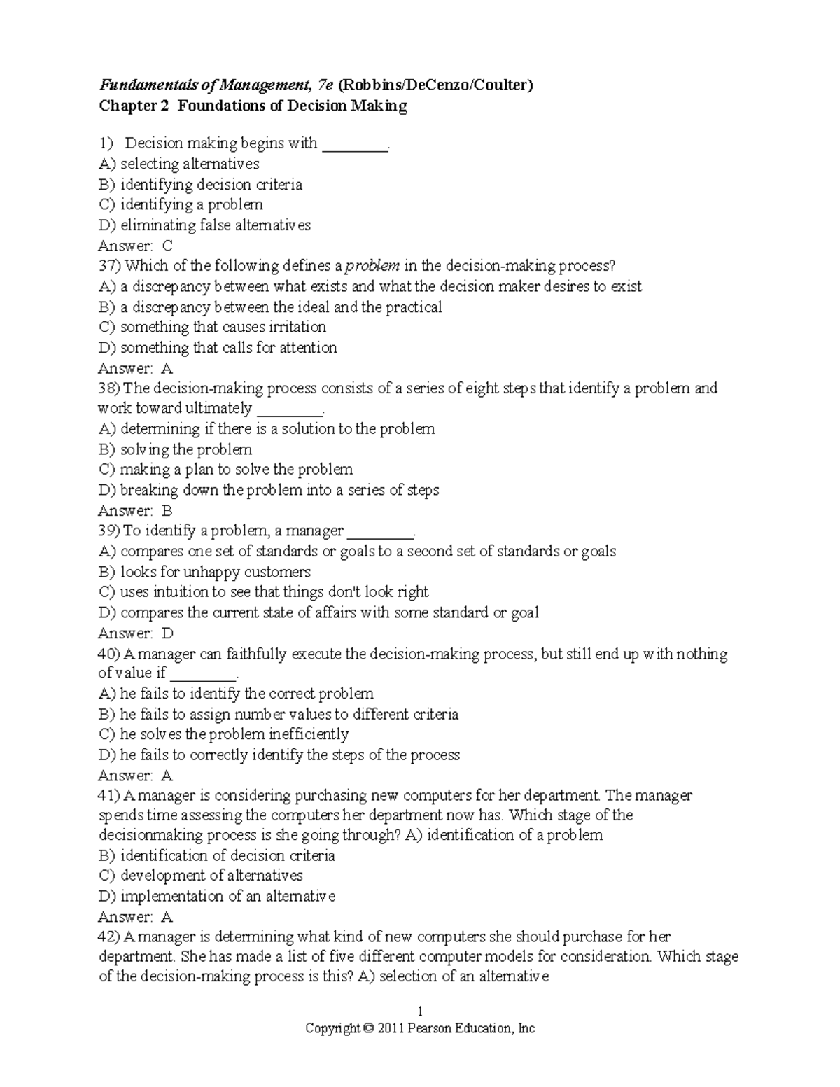 Fundamentals of Management chapter 2 - Fundamentals of Management, 7e ...