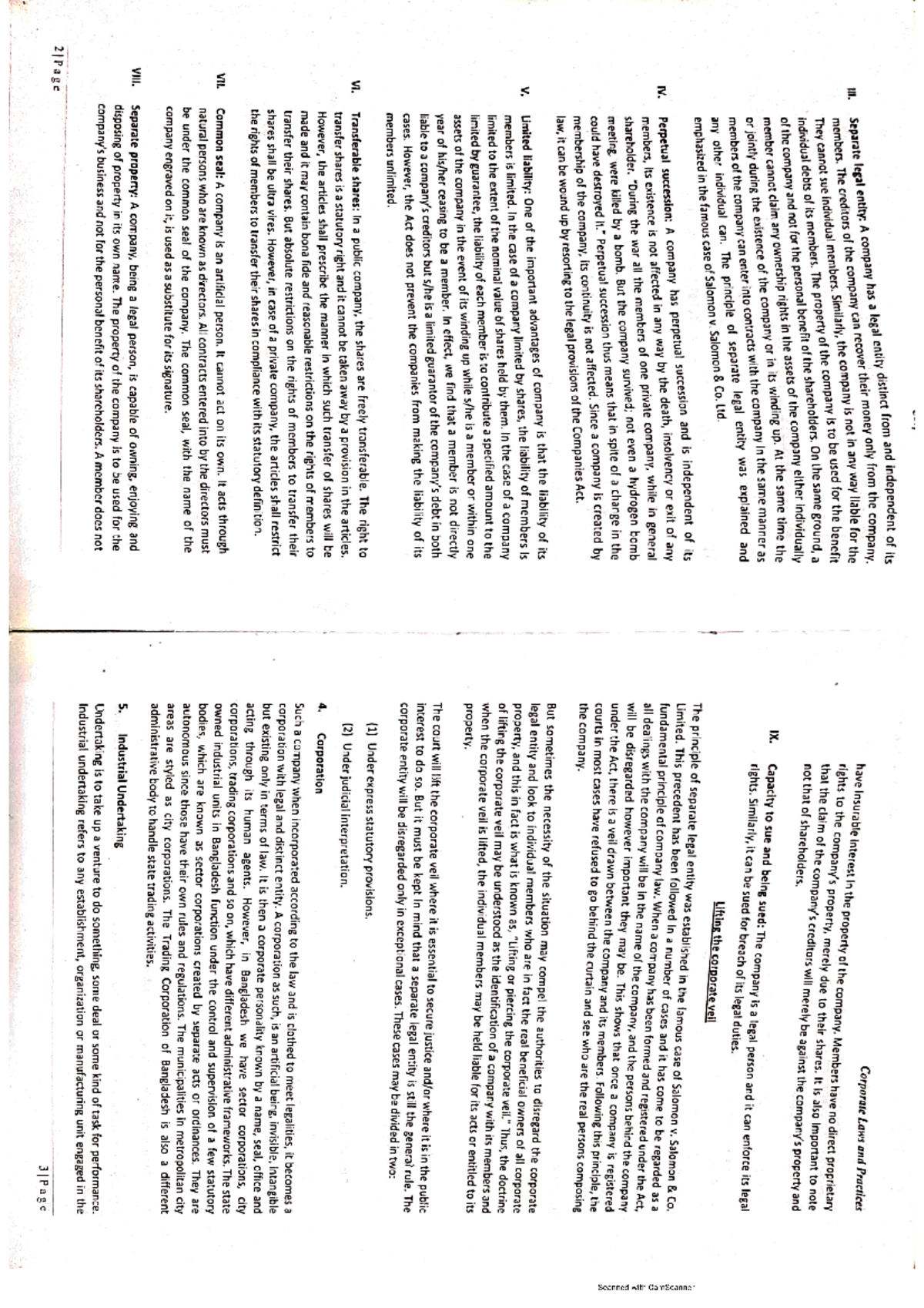 Company hand note - dfasdf - Bank Companies Act - Studocu