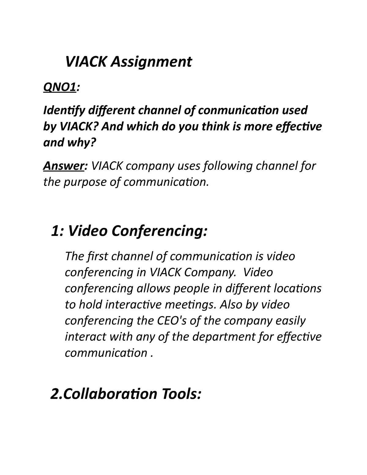 viack case study solution