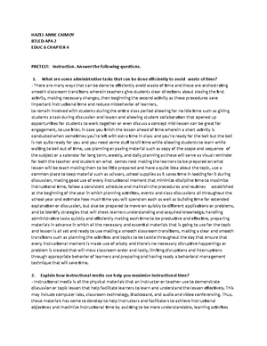 SOIL MANAGEMENT MODULE 1_LESSON 5. - HAZEL ANNE CAIMOY BTLED-AFA 2 ...