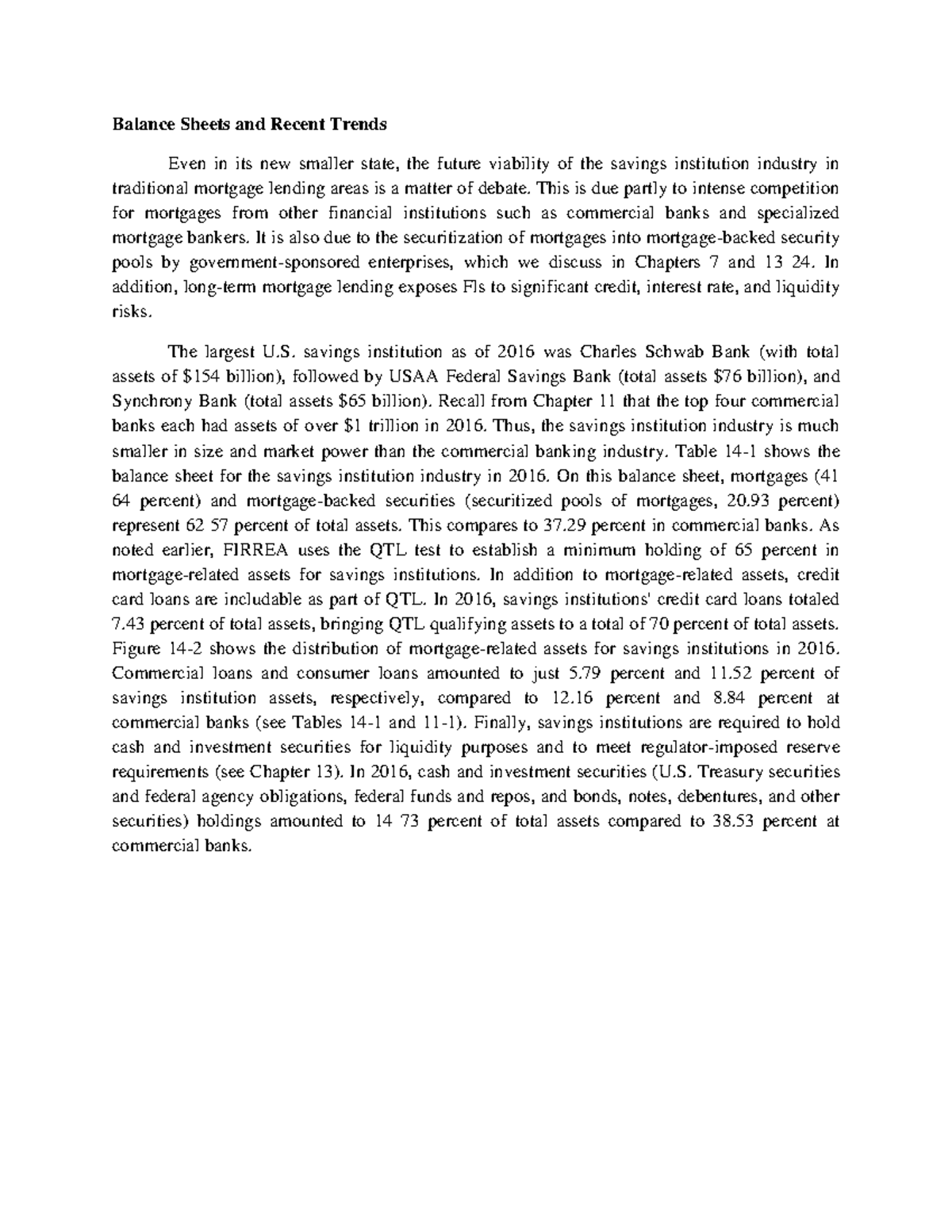 CU Balance Sheets and Recent Trends Balance Sheets and Recent Trends Even in its new smaller