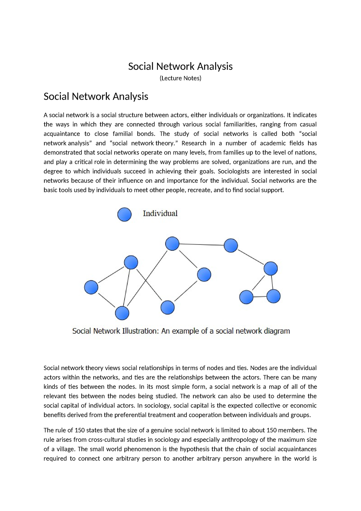 social network analysis assignment 4