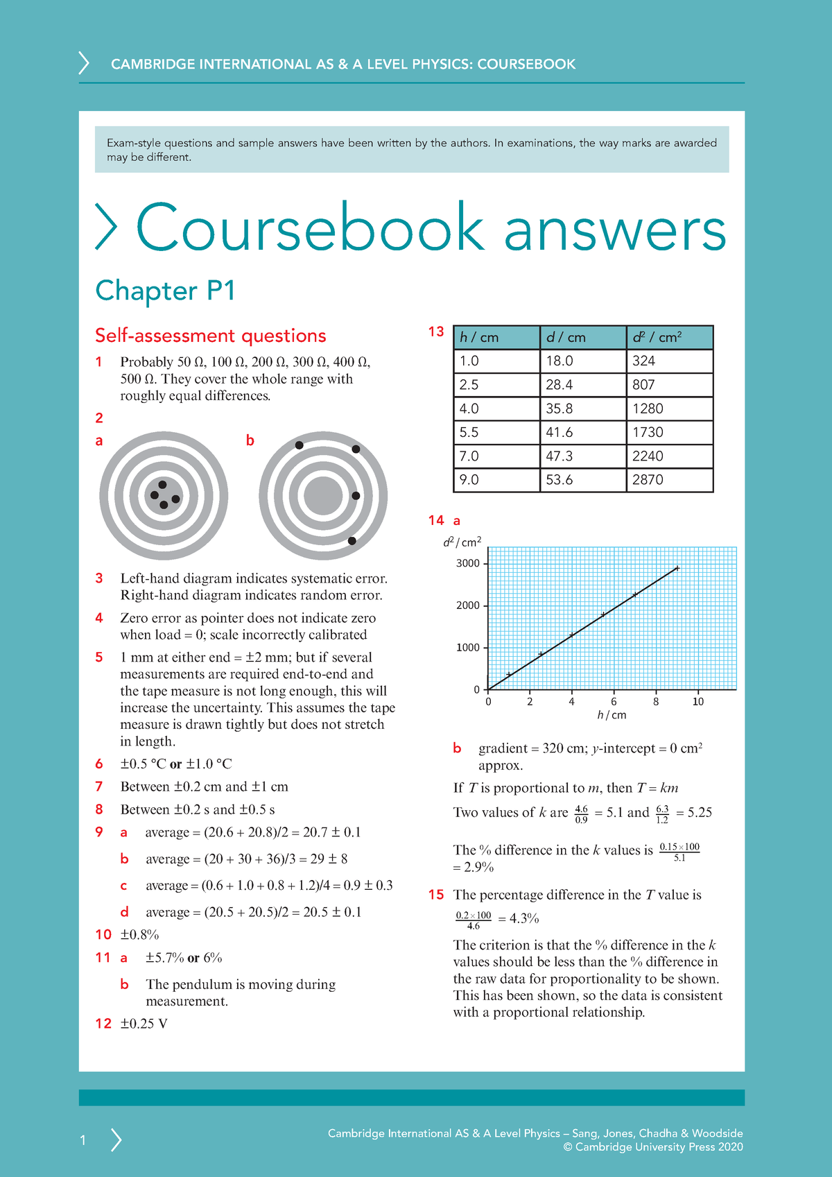 Self Assessment Answers P1 Asal Physics Cb - Basic Biostatistics - Studocu