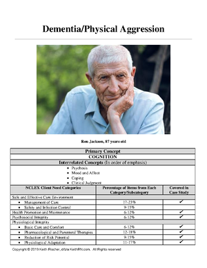 rn cognition schizophrenia part 1 3.0 case study test quizlet