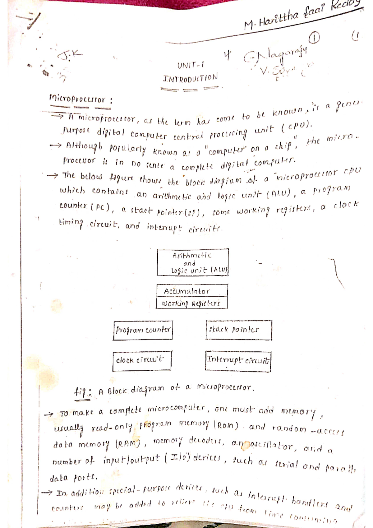 8086 microprocessor notes - Computer Science and Engineering - Studocu
