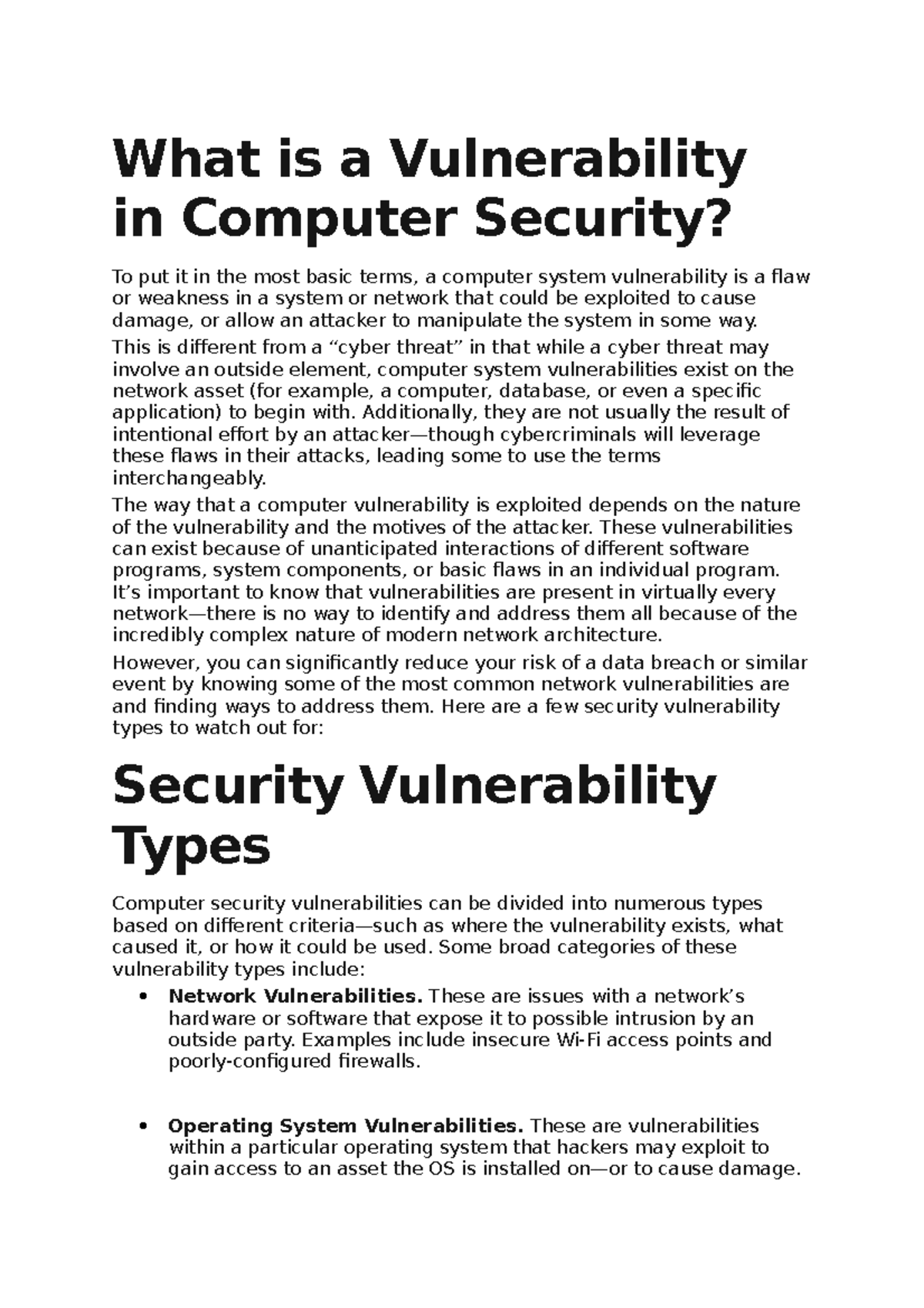 what-is-a-vulnerability-in-computer-security-what-is-a-vulnerability