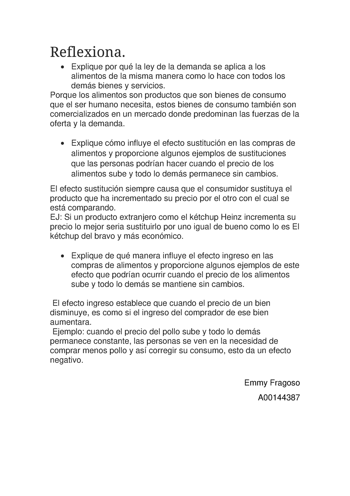 Unidad 2. Actividad 2. Reflexiona - Reflexiona. Explique Por Qué La Ley ...