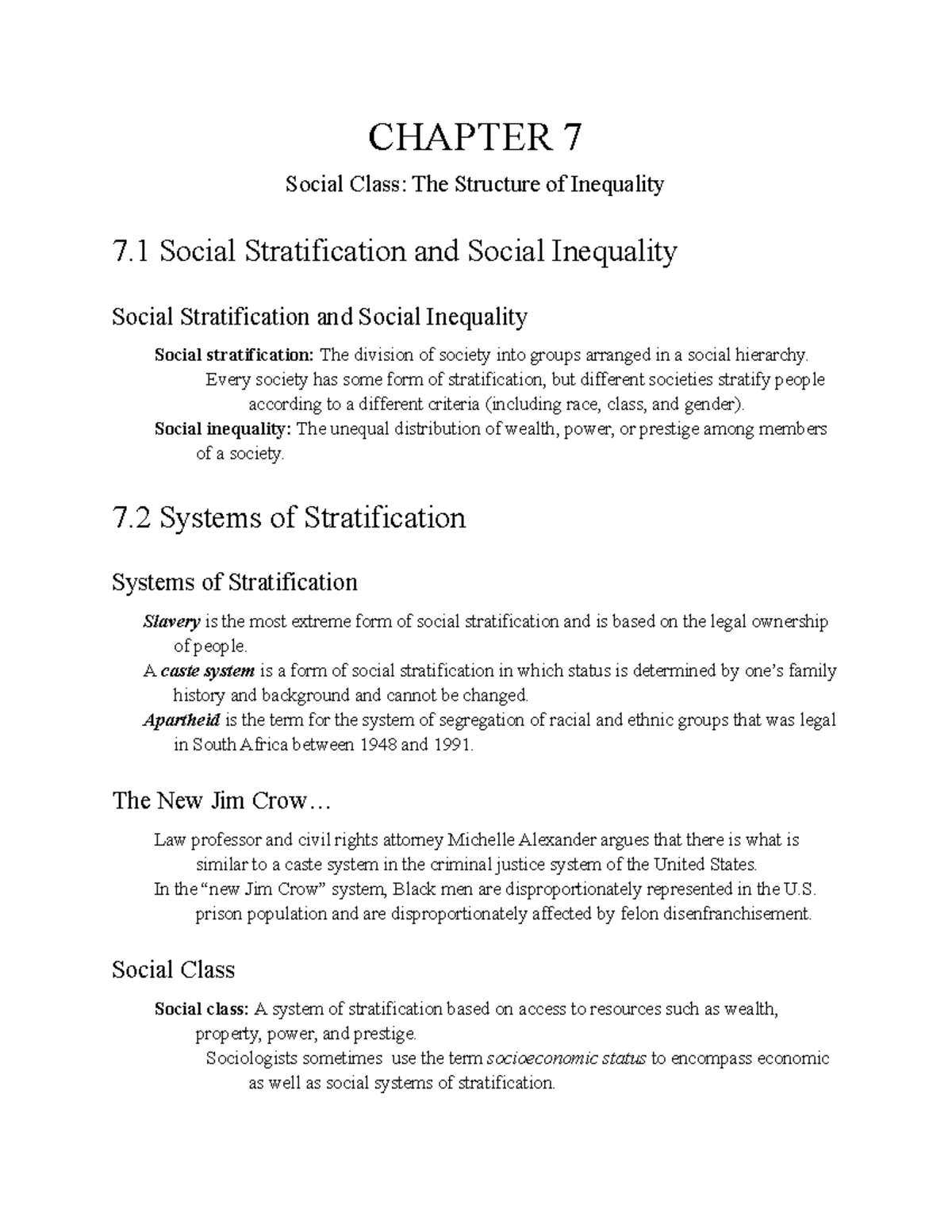 the-real-word-8th-edition-chapter-7-chapter-7-social-class-the