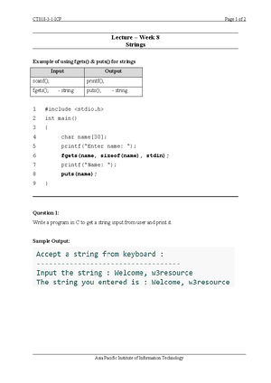 Week 3 Basic Type and Operators - Introduction To C Programming Basic ...