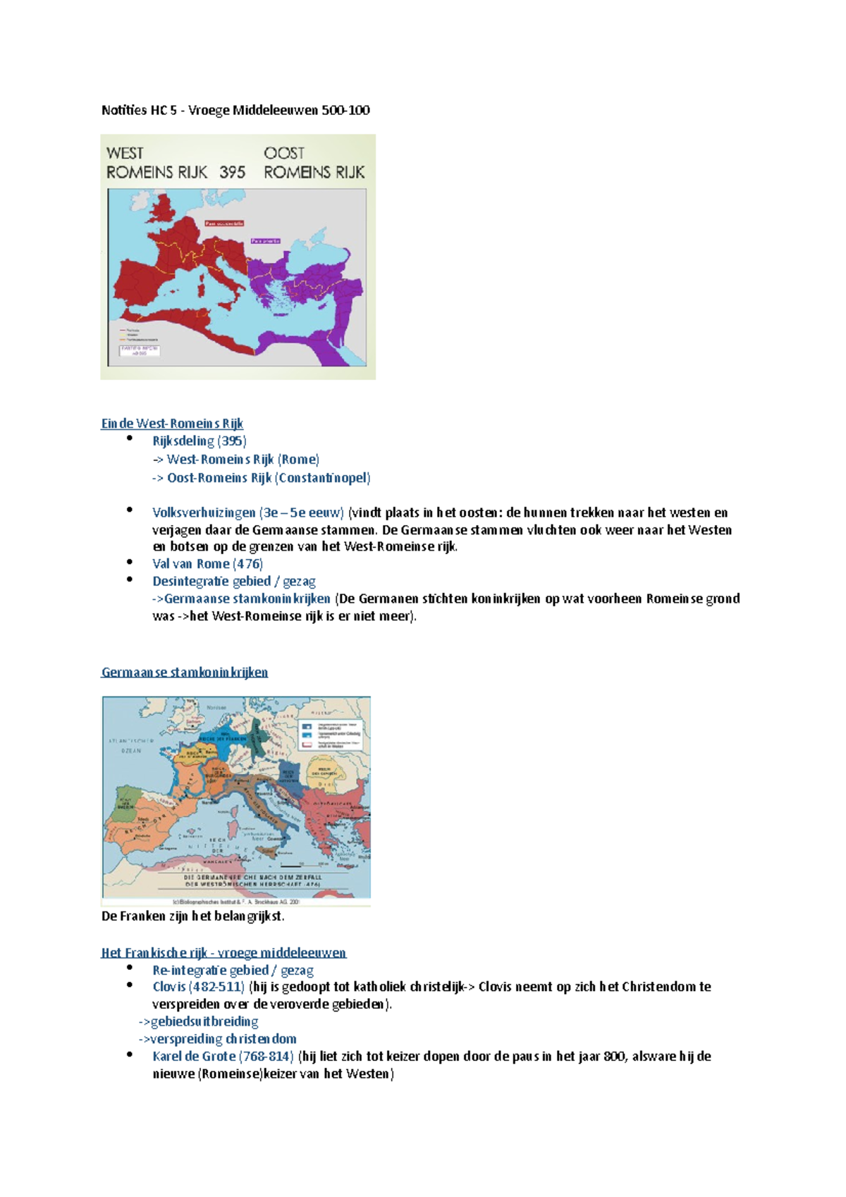 Europese Rechtsgeschiedenis Aantekeningen Hoorcollege 5 Vroege ...