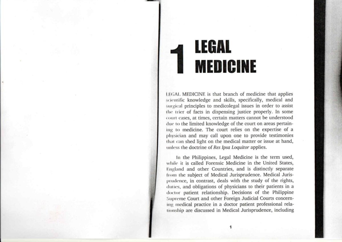 legal medicine research paper