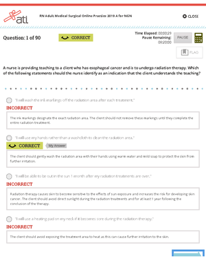 Med Surg Online Practice B With NGN - Oe) Sar RN Adult Medical Surgical ...