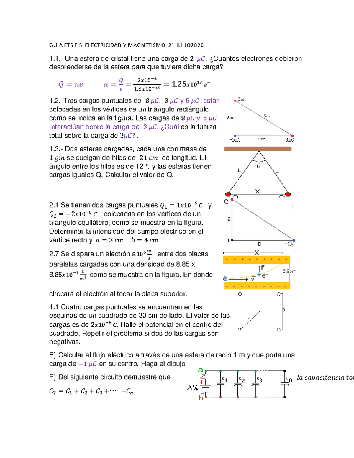Guia Ets Fis Electricidad Y Magnetismo Venancio 21 Julio 2020 Guia Ets Fis Electricidad Y 9822
