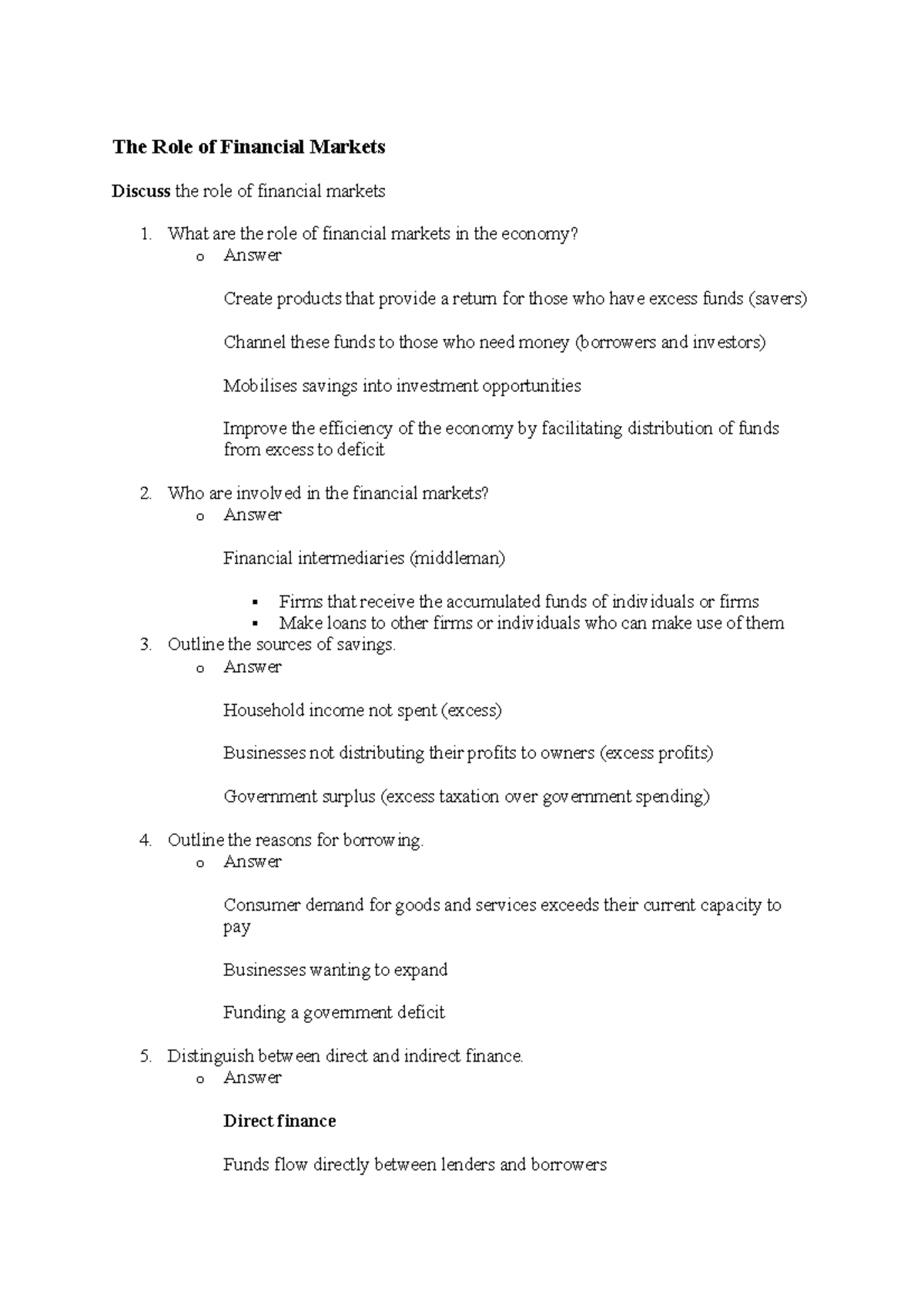 financial-markets-complete-notes-the-role-of-financial-markets