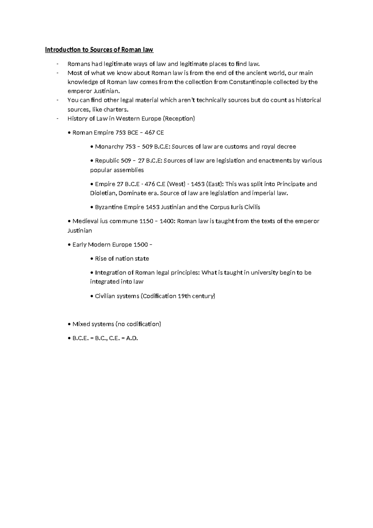 Introduction to Sources of roman law - Most of what we know about Roman ...