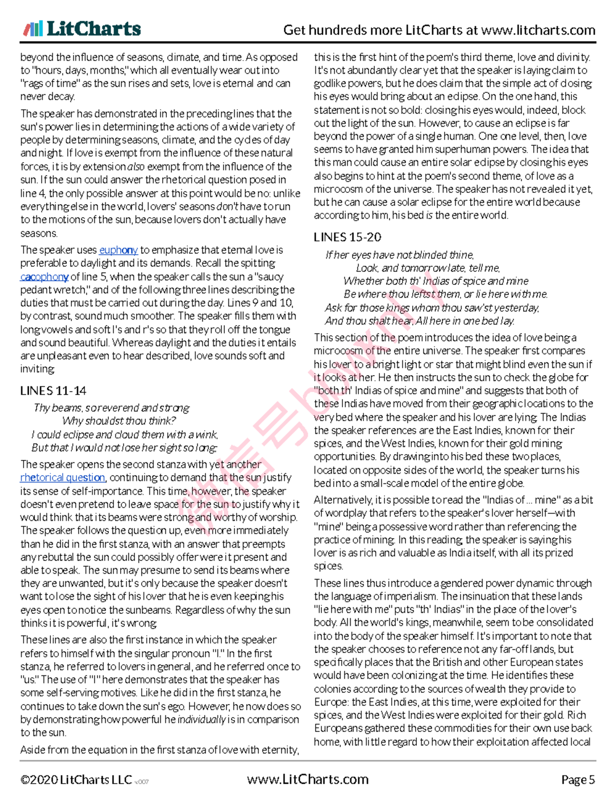 The-Sun-Rising-Lit Chart 5 - beyond the influence of seasons, climate ...