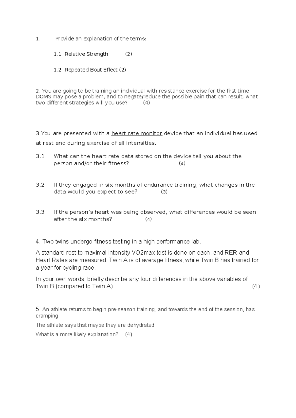 233 Term 4 Revision Questions Task - 1. Provide an explanation of the ...